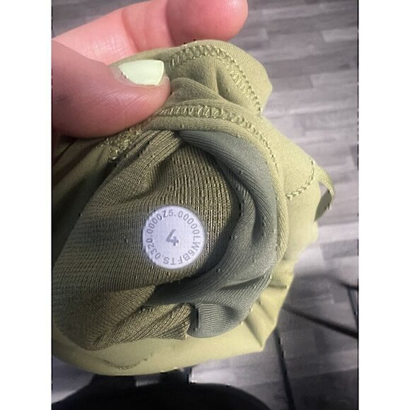 Lululemon Wunder Under High Rise 17”  Green Leggings Size 4 - Picture 3 of 4